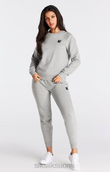 SikSilk grey marl essential crew collegepaita naiset 6LR8121 vaatteet