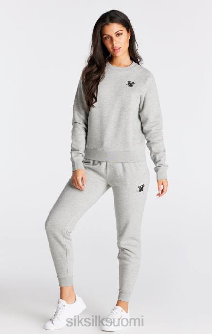 SikSilk grey marl essential crew collegepaita naiset 6LR8121 vaatteet
