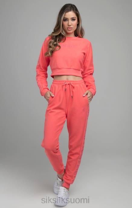 SikSilk loopback brodeerattu hiki - pinkki naiset 6LR896 vaatteet