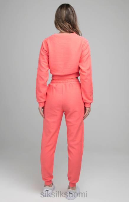 SikSilk loopback brodeerattu hiki - pinkki naiset 6LR896 vaatteet