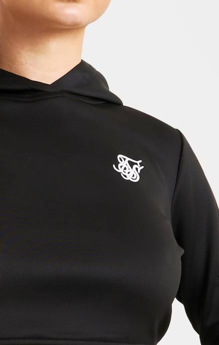 SikSilk musta lastiradan yläosa naiset 6LR887 vaatteet