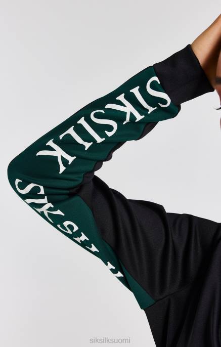 SikSilk musta raitatoppi naiset 6LR874 vaatteet