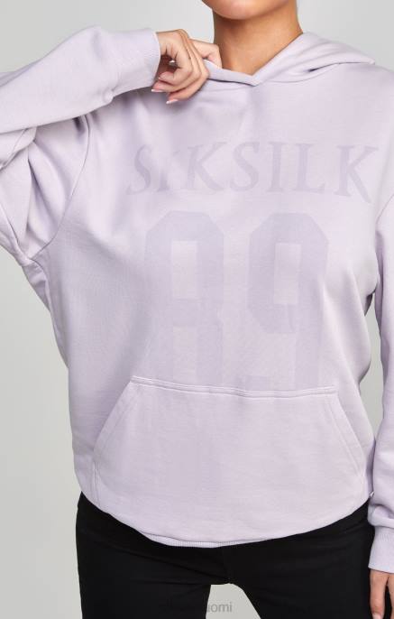 SikSilk violetti ylisuuri 89 huppari naiset 6LR8115 vaatteet