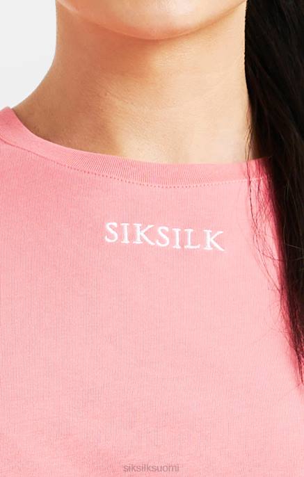 SikSilk pinkki toistologollinen t-paita naiset 6LR865 vaatteet