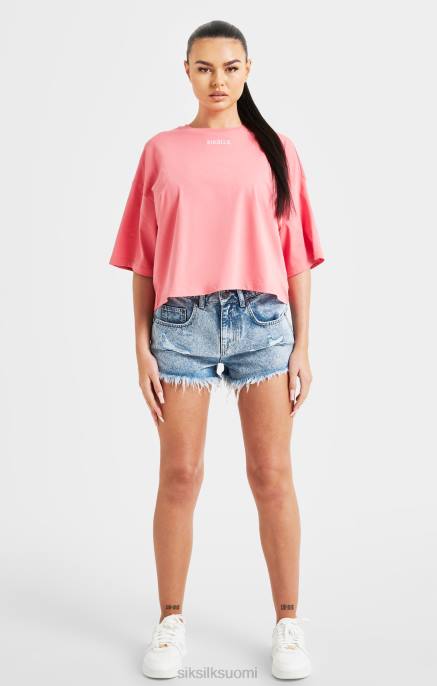 SikSilk pinkki toistologollinen t-paita naiset 6LR865 vaatteet