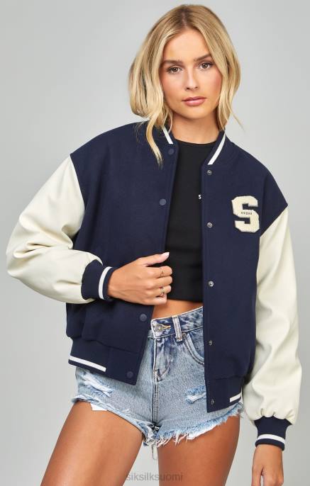 SikSilk laivaston yliopiston bomber-takki naiset 6LR8131 vaatteet