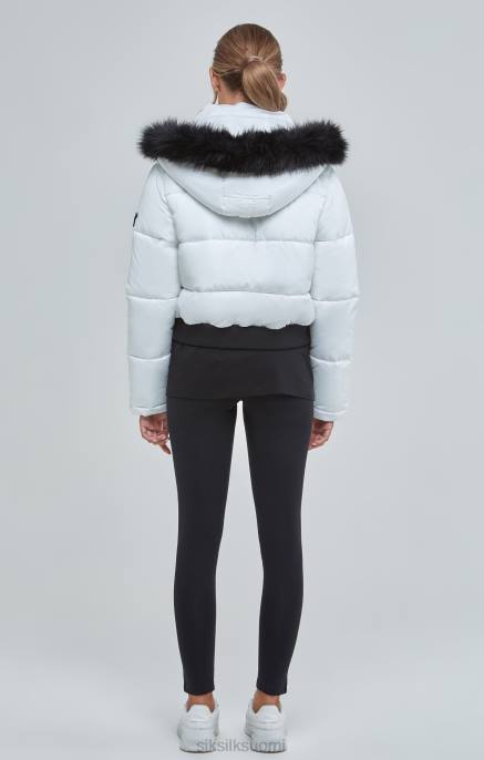 SikSilk valkoinen leikattu parka naiset 6LR8130 vaatteet