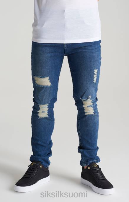SikSilk midstone distressed slim denim farkku pojat 6LR8309 vaatteet