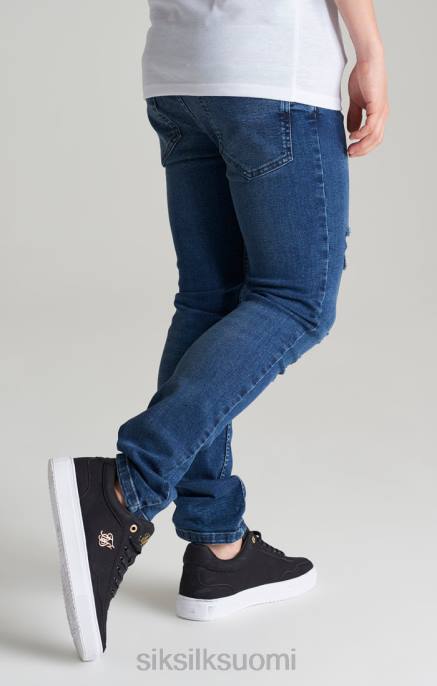 SikSilk midstone distressed slim denim farkku pojat 6LR8309 vaatteet
