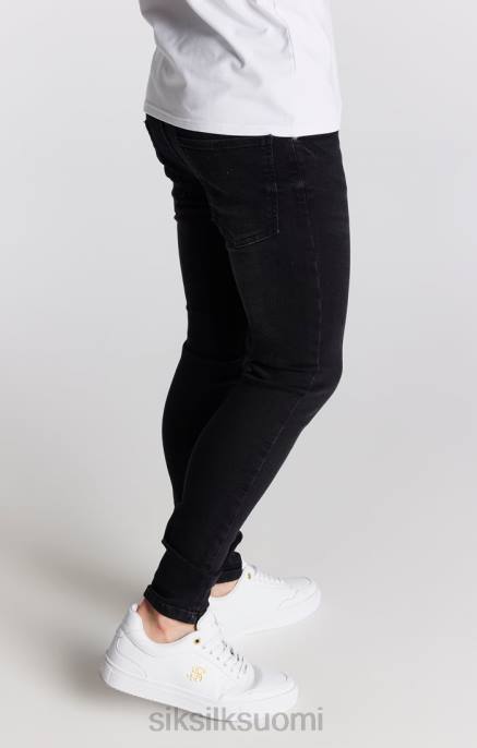 SikSilk musta essential skinny denimfarkku pojat 6LR8307 vaatteet