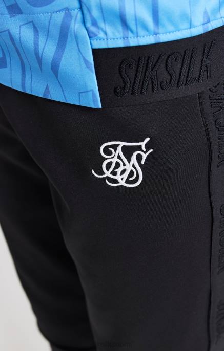 SikSilk musta skinny fit lenkkeilijä pojat 6LR8302 vaatteet