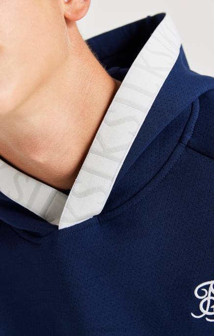 SikSilk dynaaminen ylähuppari - laivastonsininen & valkoinen pojat 6LR8292 vaatteet