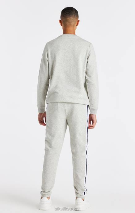SikSilk harmaa marl varsity crew collegepaita pojat 6LR8296 vaatteet