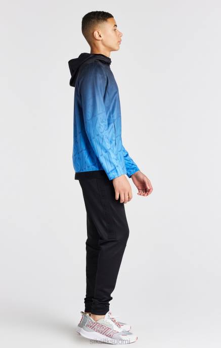 SikSilk sininen haalistuva vetoketju hupparin läpi pojat 6LR8293 vaatteet