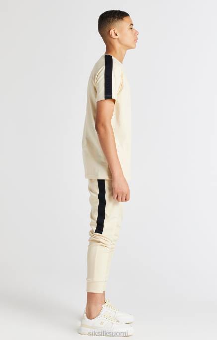 SikSilk beige teipattu raglan-t-paita pojat 6LR8282 vaatteet