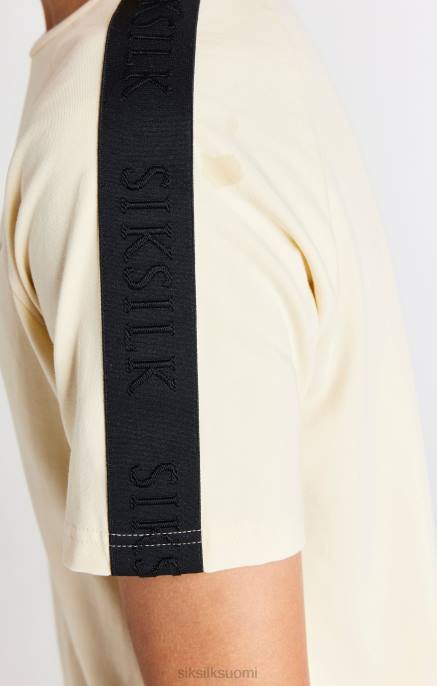 SikSilk beige teipattu raglan-t-paita pojat 6LR8282 vaatteet