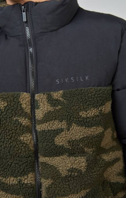 SikSilk camo borg puffer takki pojat 6LR8297 vaatteet