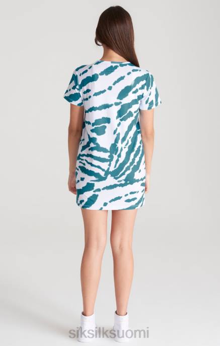 SikSilk valkoinen solmittava t-paitamekko tytöt 6LR8343 vaatteet