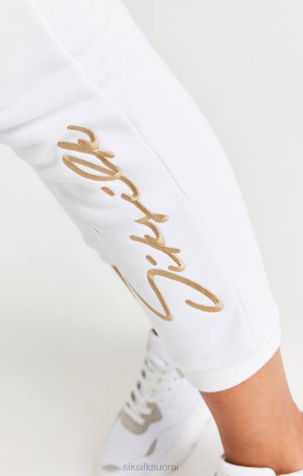 SikSilk valkoinen signature jogger tytöt 6LR8347 vaatteet