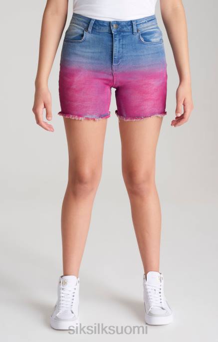SikSilk sininen dip dye denim lyhyt tytöt 6LR8356 vaatteet