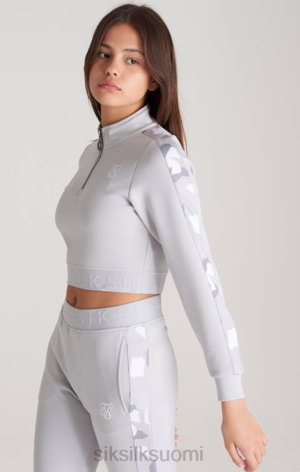 SikSilk harmaa camo-paneloitu teline tytöt 6LR8338 vaatteet