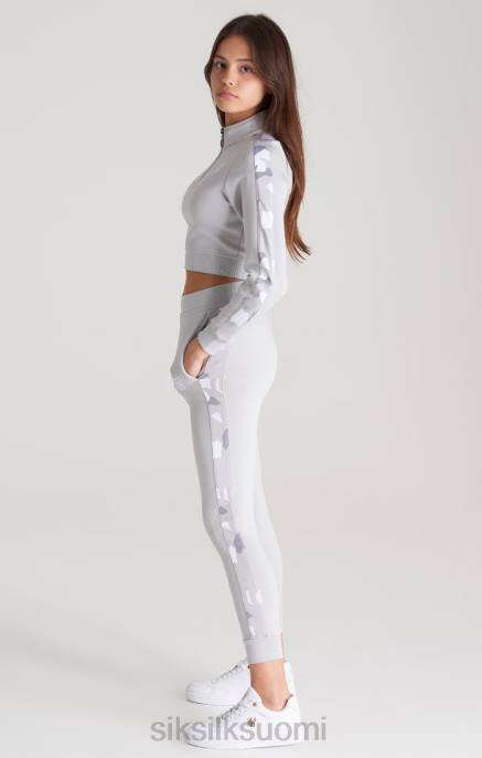 SikSilk harmaa camo-paneloitu teline tytöt 6LR8338 vaatteet