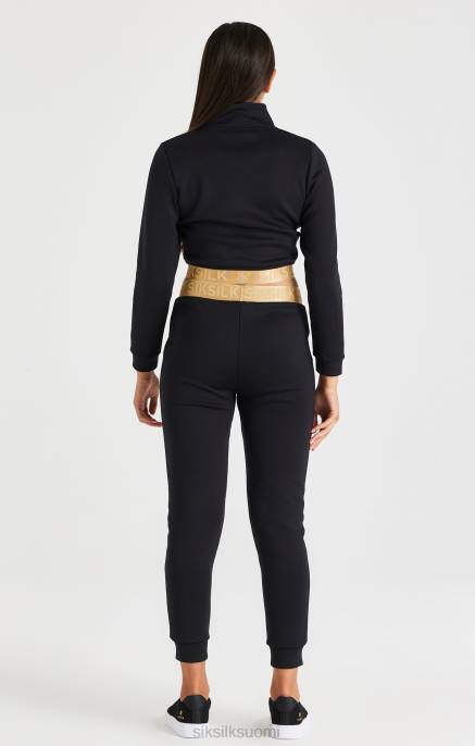 SikSilk metallinen teipattu vetoketju - musta tytöt 6LR8330 vaatteet