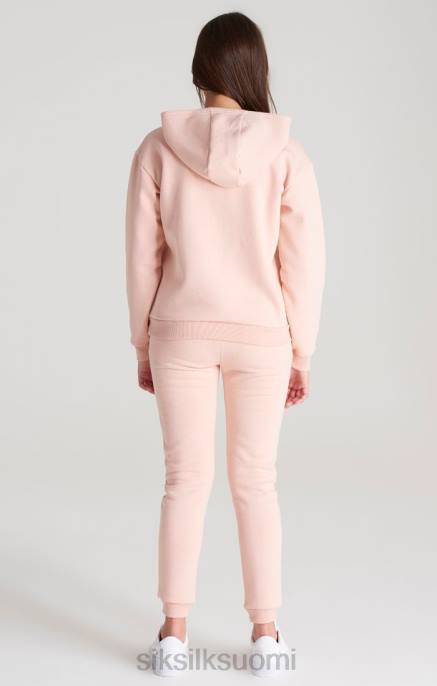 SikSilk vaaleanpunainen allekirjoitus lyhennetty huppari tytöt 6LR8333 vaatteet