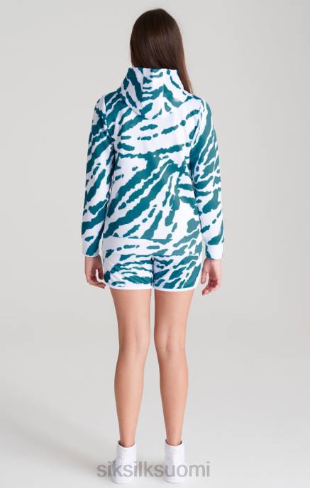 SikSilk valkoinen solmiovärjäyshuppari tytöt 6LR8339 vaatteet