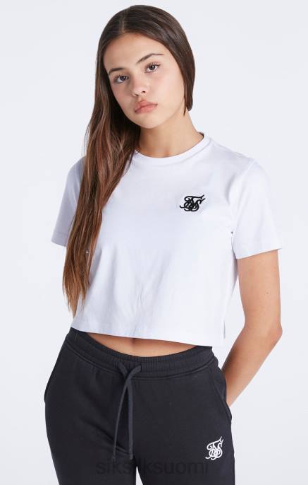 SikSilk valkoinen Essentials t-paita tytöt 6LR8321 vaatteet